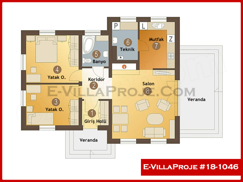 Ev Villa Proje #18 - 1046 Thumbnail 2