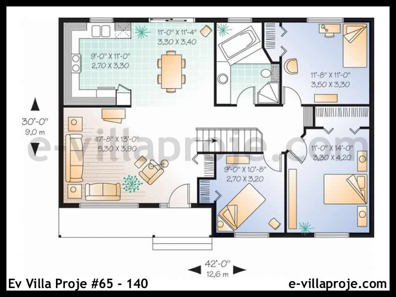 Ev Villa Proje #65 - 140 Thumbnail 2