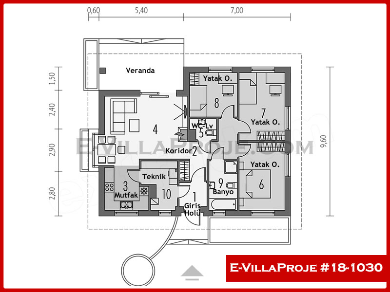 Ev Villa Proje #18 - 1030 Thumbnail 2
