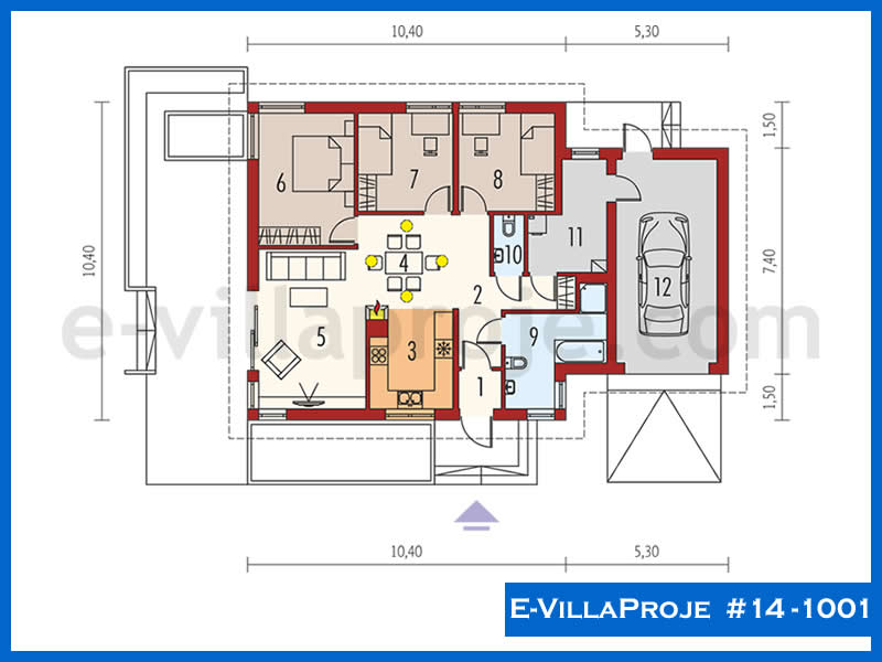 Ev Villa Proje #14 - 1001 Thumbnail 2