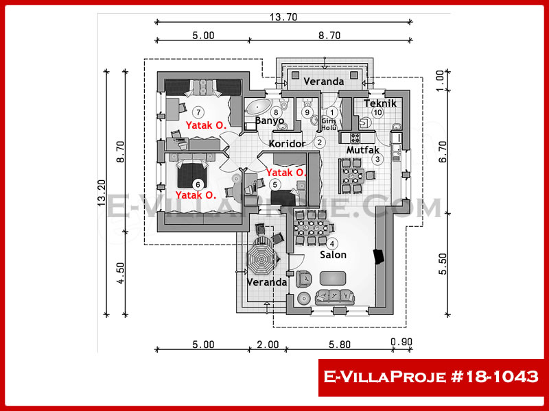 Ev Villa Proje #18 - 1043 Thumbnail 2