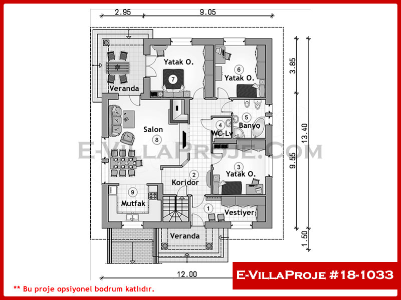 Ev Villa Proje #18 - 1033 Thumbnail 2