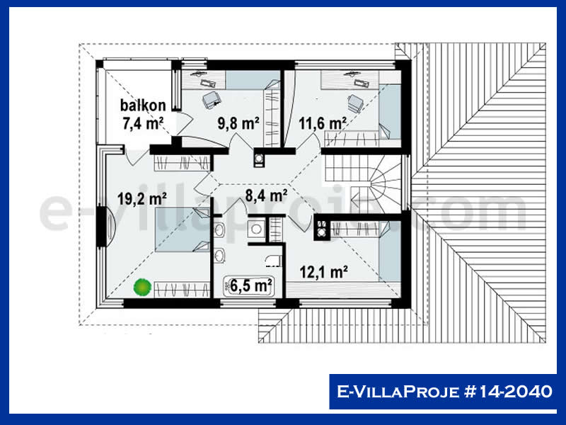Ev Villa Proje #14 - 2040 Thumbnail 3
