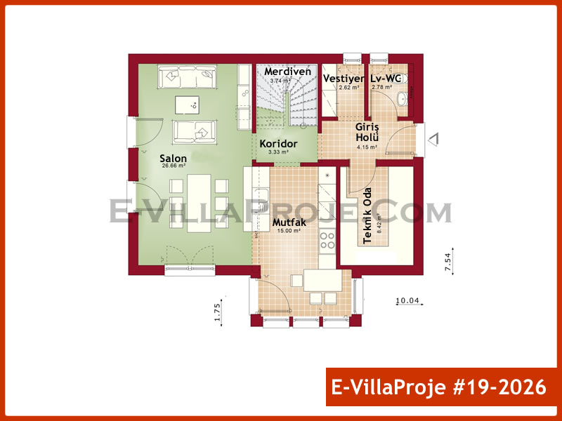 Ev Villa Proje #19 - 2026 Thumbnail 2