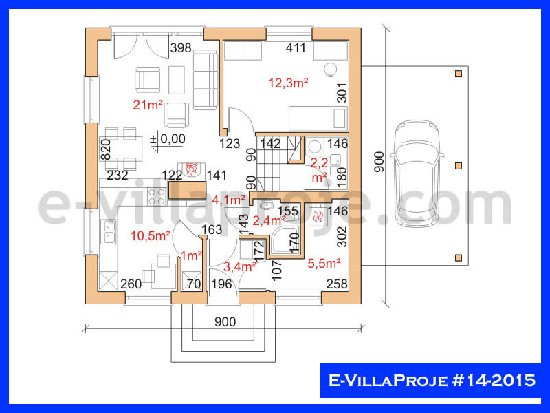 Ev Villa Proje #14 - 2015 Thumbnail 2