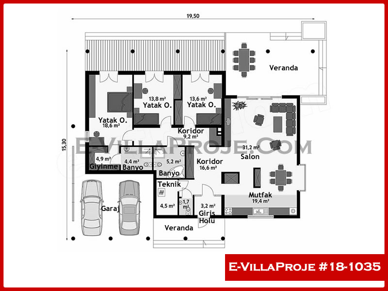 Ev Villa Proje #18 - 1035 Thumbnail 2