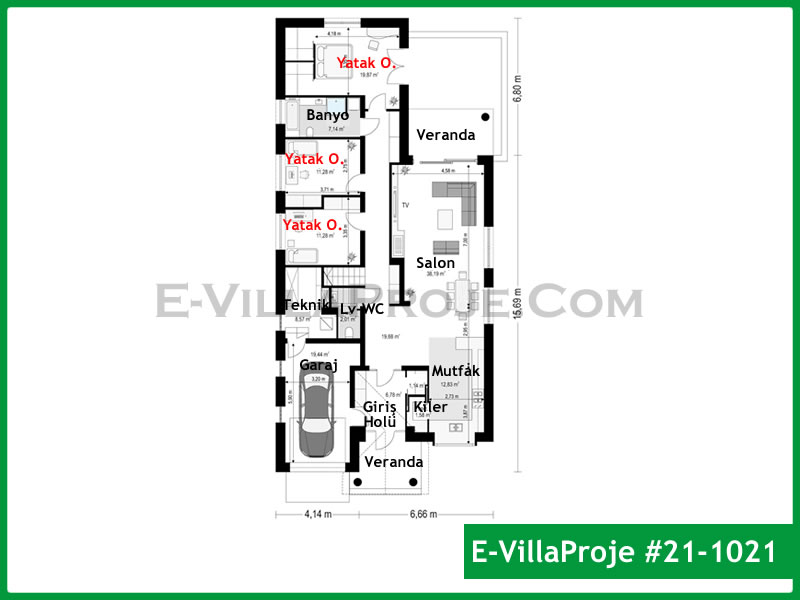 Ev Villa Proje #21 - 1021 Thumbnail 2