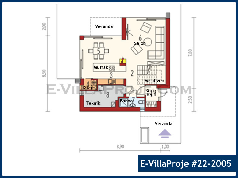 Ev Villa Proje #22 - 2005 Thumbnail 2