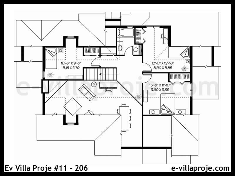 Ev Villa Proje #11 - 206 Thumbnail 3