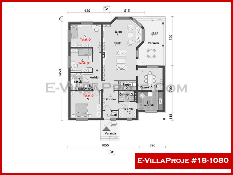 Ev Villa Proje #18 - 1080 Thumbnail 2