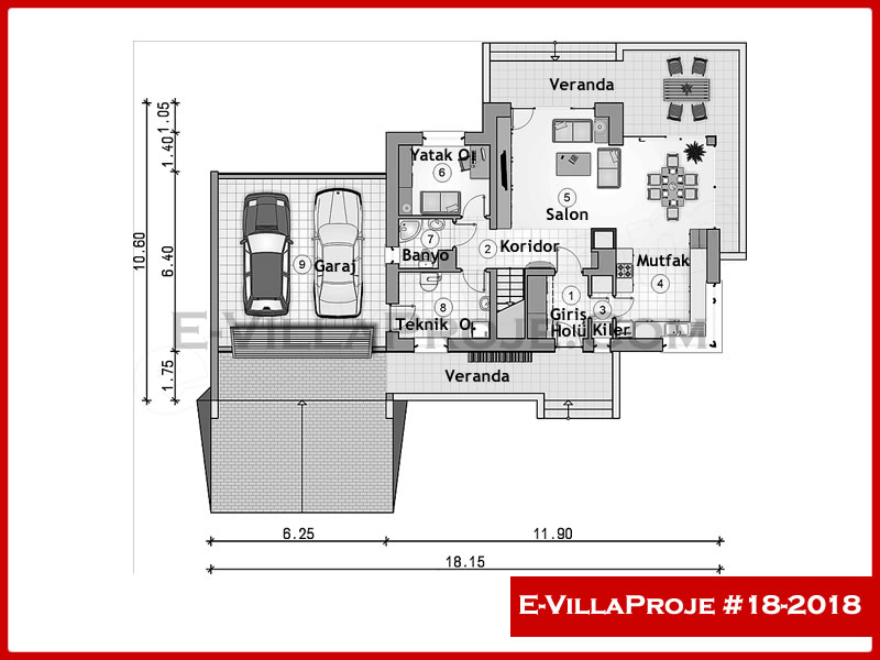 Ev Villa Proje #18 - 2018 Thumbnail 2