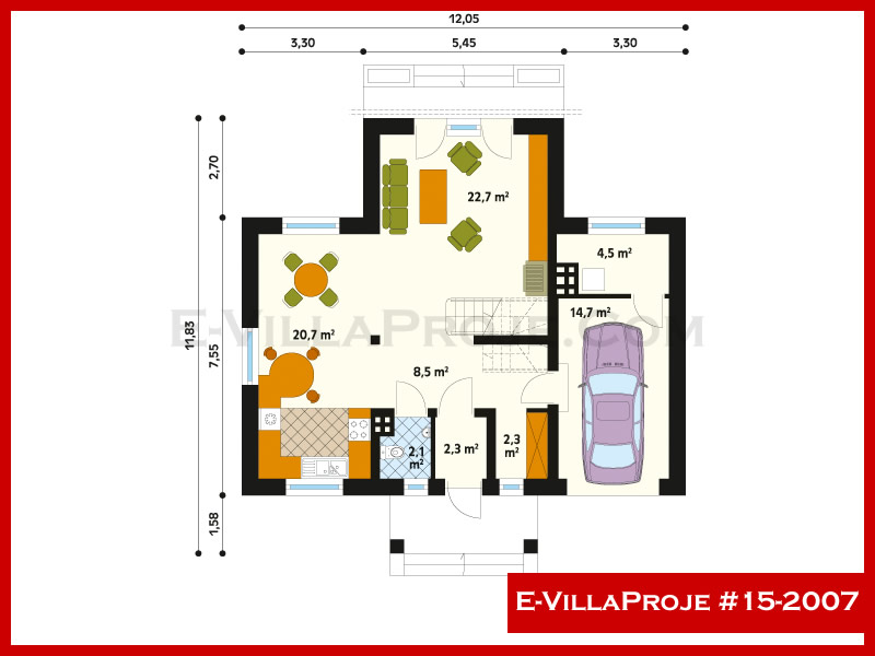 Ev Villa Proje #15 - 2007 Thumbnail 2