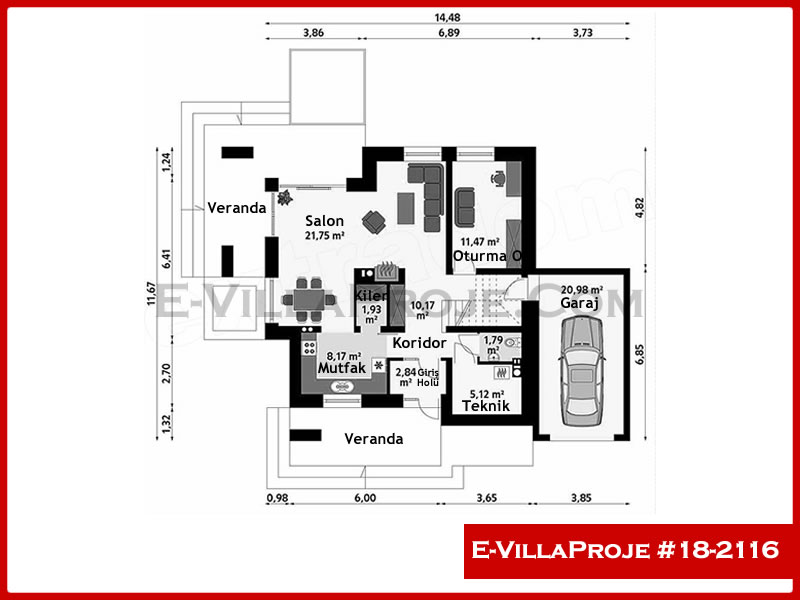 Ev Villa Proje #18 - 2116 Thumbnail 2