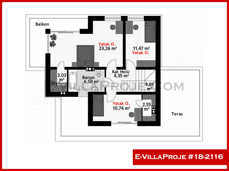 Ev Villa Proje #18 - 2116 Thumbnail 3