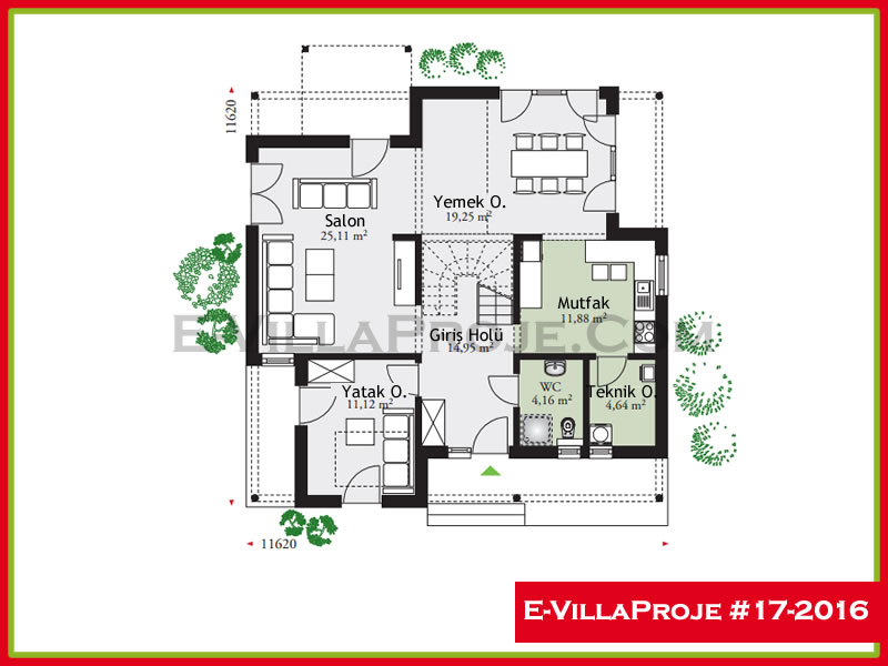 Ev Villa Proje #17 - 2016 Thumbnail 2