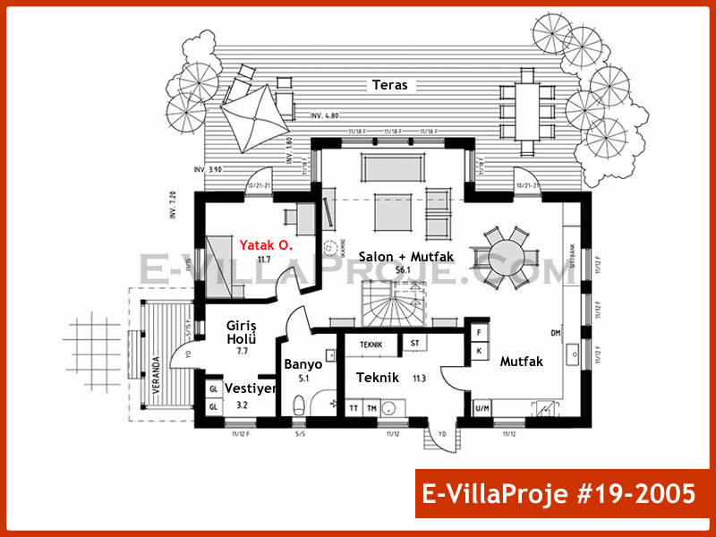 Ev Villa Proje #19 - 2005 Thumbnail 2