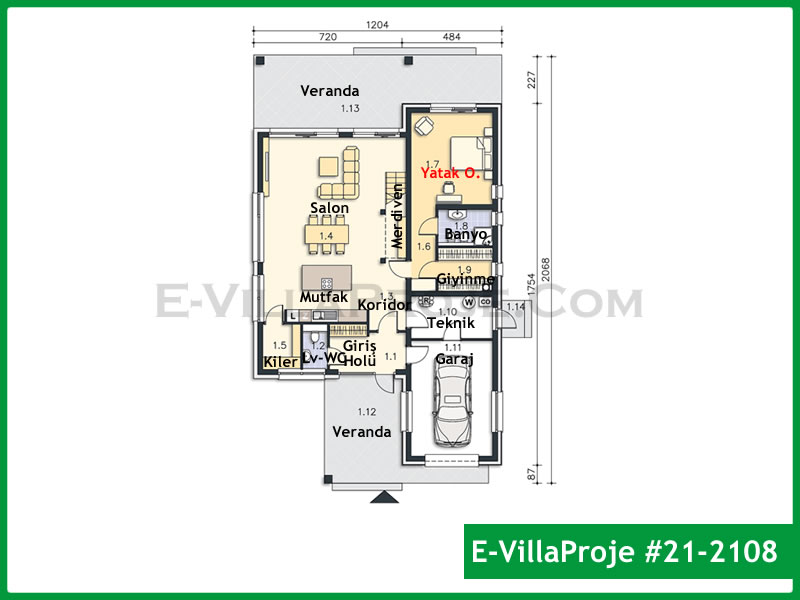 Ev Villa Proje #21 - 2108 Thumbnail 2