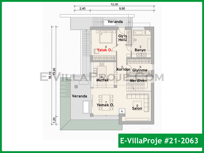 Ev Villa Proje #21 - 2063 Thumbnail 2