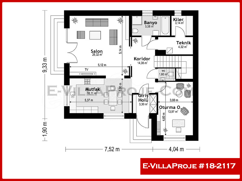 Ev Villa Proje #18 - 2117 Thumbnail 2