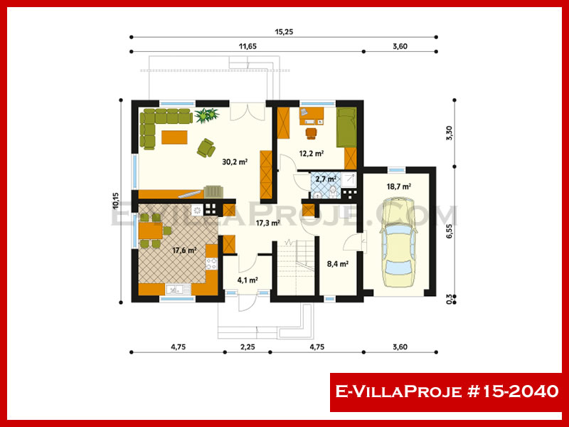 Ev Villa Proje #15 - 2040 Thumbnail 2