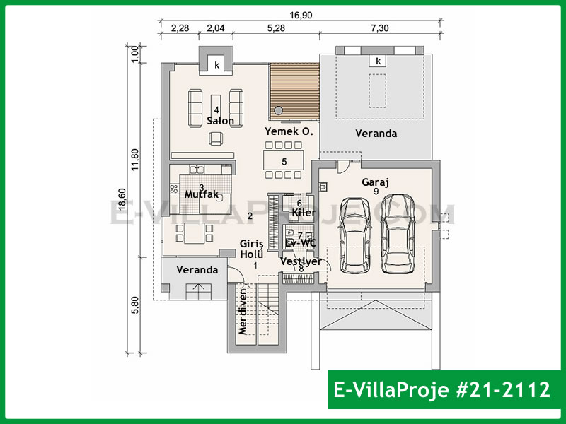 Ev Villa Proje #21 - 2112 Thumbnail 2