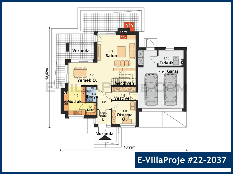 Ev Villa Proje #22 - 2037 Thumbnail 2