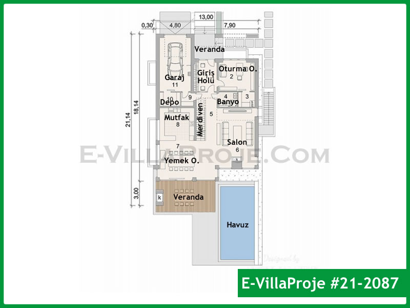 Ev Villa Proje #21 - 2087 Thumbnail 2