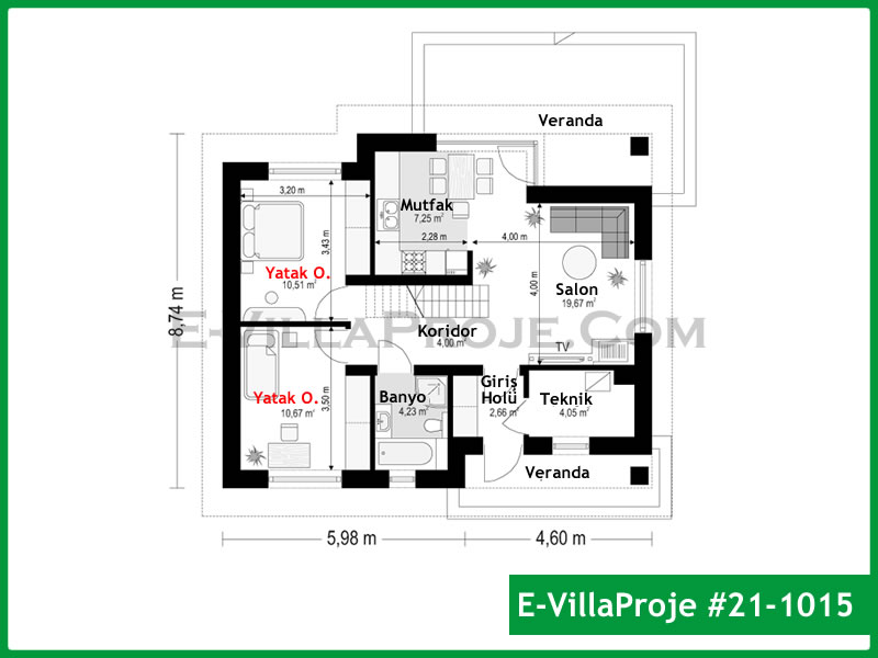 Ev Villa Proje #21 - 1015 Thumbnail 2