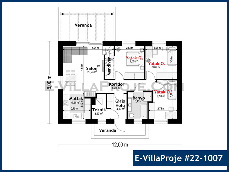Ev Villa Proje #22 - 1007 Thumbnail 2